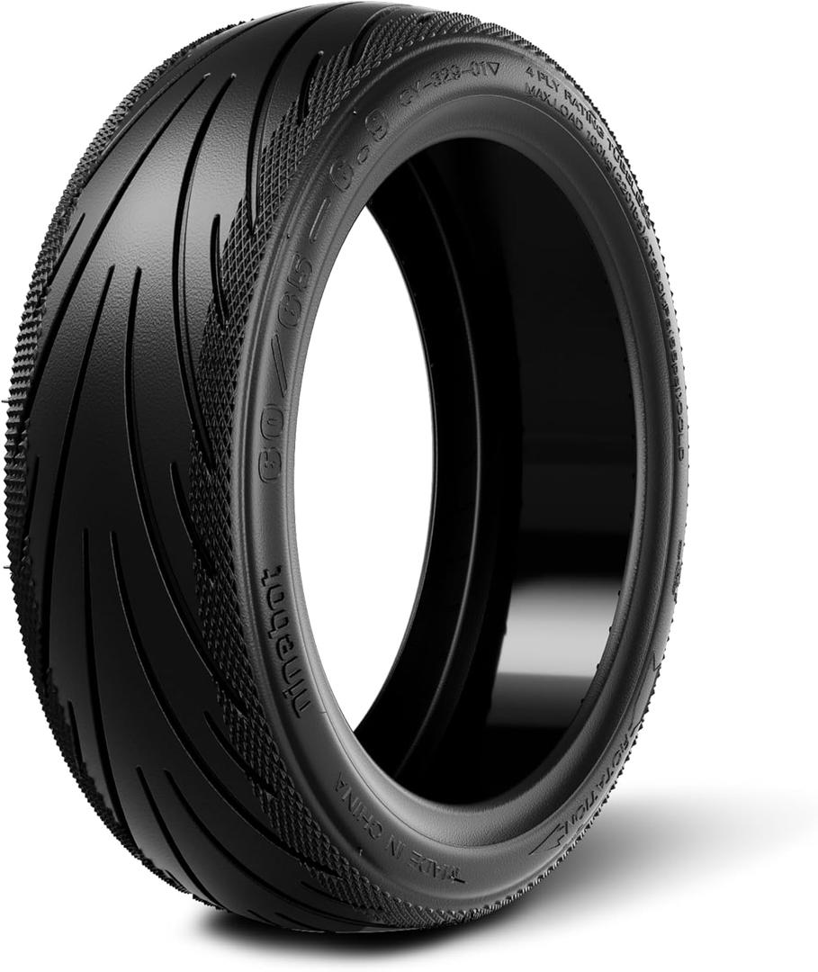 10 Inch Scooter Tire Tubeless Outer Tyre Compatible with Ninebot by Segway Max G2 G65 KickScooter, 60/65-6.9 Non-Slip Self-healing Max G2 Scooter Rear Tire Original Accessories