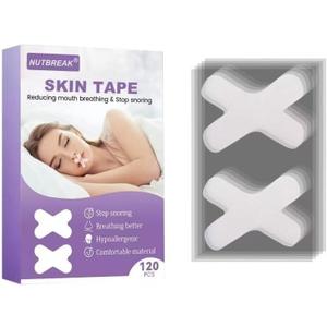 Gentle Transparent White Tape - 120PCS-Hypoallergenic Tape for Sensitive Skin, Painless Removal, Breathable Comfortable to Exercise