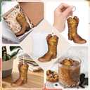 FYSUIMU Shoe Candle Mold 3D Cowboy Cowgirl Boot Silicone Soap Mould for Chocolate Fondant Clay Resin Crafts Candle Making DIY Decoration