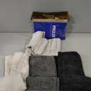 MIULEE Pack of 4 Couch Halloween Throw Pillow Covers 18x18 Inch Neutral Cream/Grey Soft Decorative Chenille Pillow Covers Farmhouse Accent Cushion Covers for Boho Home Decor Sofa Bedroom Living Room