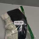 BomKinta Boot Socks for Women Winter Solid Thick Warm Socks Cozy Crew Socks Christmas Gift (Medium, Cream Cream Black -3 Pairs)