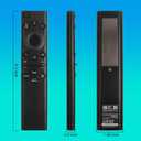for Samsung Frame Smart TV Remote Replacement: Solar Powered USB-C Fast Charge, 6-12 Months Battery Life, Voice Bluetooth Controller Compatible with Samsung 2020-2025 Neo QLED 4K Smart TVs