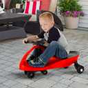 Wiggle Car - Ride on Toy for Ages 3 and Up - Toddler Ride on Toys with no Batteries, Gears, or Pedals Just Twist, Wiggle, and Go by Lil Rider (Red), Large