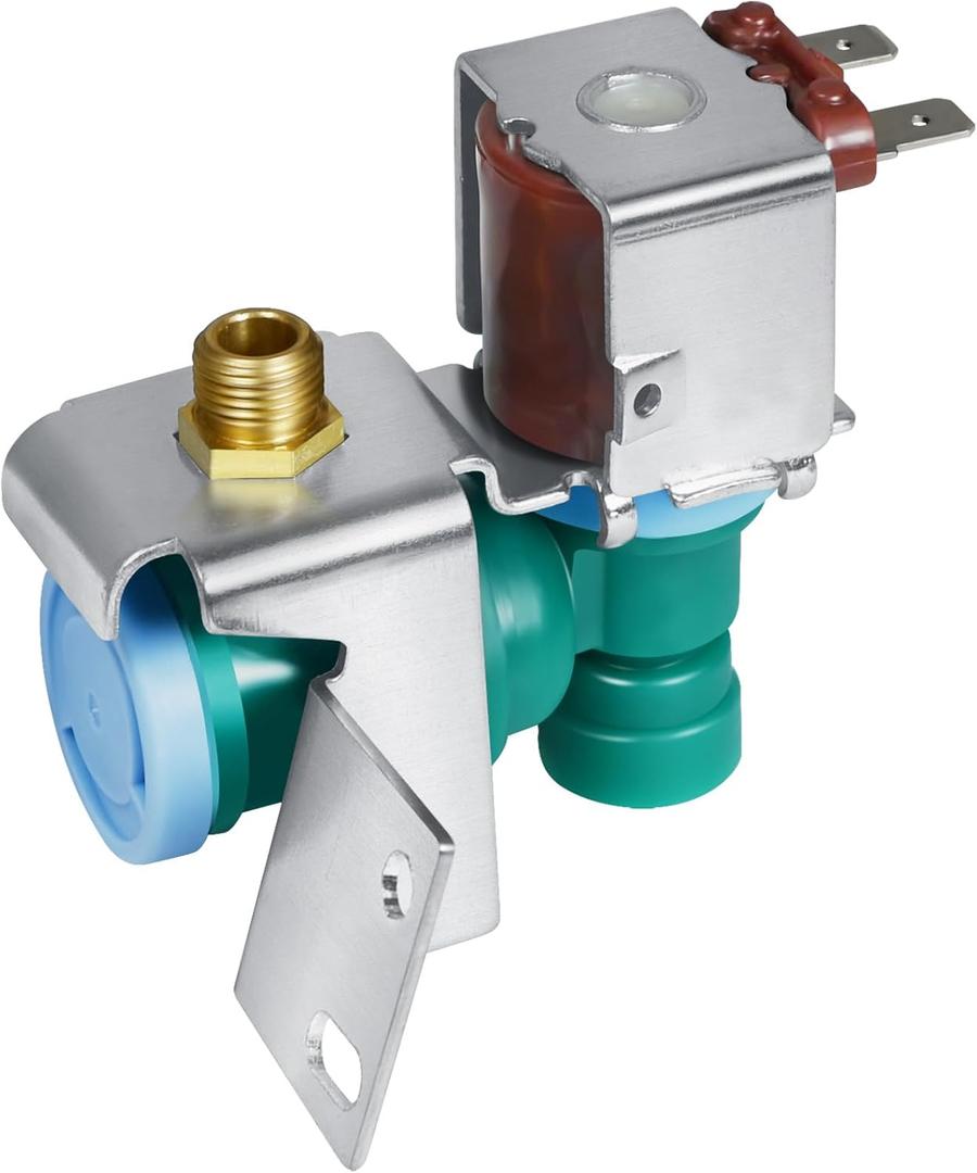 W10394076 W10865826 Refrigerator Water Inlet Valve Compatible with Whirlpool, Kitchen-Aid Refrigerator, Replacement for K-78282 W10726788 W10833705 W10872966 WPW10394076