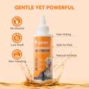 2 x Dog Eye Drops, Eye Infection Treatment, Eye Drops for Dogs & Cats, Soothe Irritation Pink, Dry Eyes, Itchy Eye Wash Tear Stains, Debris Cleaner, Natural Daily Eye Care, Safe for Pets (4oz)