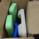 Little Tikes Easy Store Picnic Table with Umbrella, Blue Green, 42.00''L x 38.00''W x 19.75''H (Standard)