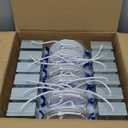 Ensenior 12 Pack 4 Inch LED Recessed Light, Dimmable, 5000K Daylight, 750LM High Brightness, 9W 120V, Damp Rated, ERL-9X-ETL, Ultra-Thin Canless Wafer Light - ETL & FCC & IC