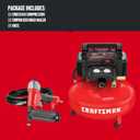 CRAFTSMAN Brad Nailer and Air Compressor Combo Kit With Hose (CMEC1KIT18)