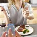 Portable Bling Diamond Case with Floss Picks Dental Floss Inside - Versatile as a Travel Pill Case for Hotels, Cruises and Travel