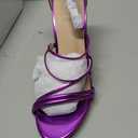 Allegra K Women's Party Strappy Stiletto High Heels Sandals, 9