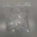 60pcs Locking Shelf Pins  5mm Cabinet Shelf Pegs, Clear Plastic Shelf Clips for 5/8" Thick Board