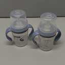 NUK Perfect Match Learner Straw Cup, 5 oz, 2 pack – Soft Straw, EasyGrip Handles, BPA Free, Spill Proof Transition Sippy Cup