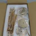 Gold Candlestick Holders - Bulk Decorative Metal Candelabra - Fits 0.8 Inch Diameter Taper Candles - Gold Taper Candle Stands for Wedding, Home, Party Table Decor (Set of 27)