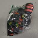 Dog Shoes for Large Dogs, 360Anti Slip Medium Dog Boots & Paw Protectors Winter Snowy, Waterproof 4Pcs Dog Booties with Reflective Strips (Size 7: 2.76''x3.27''(W*L), Orange)