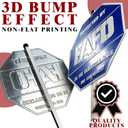 2 x FAFO Security Sign, 3D Metal Funk Around and Find Out Sign, 10" Protected By FAFO Metal Reflective Sign, Heavy Duty Weather Resistance Sign for Day & Night Visibility