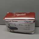 Homemate Heated Blanket Electric Throw - 50"x60" Heating Blanket Throw 1/2/4/6/8 Hours Auto-Off 10 Heat Level Over-Heat Protection Flannel Sherpa ETL Certification (01 - Light Grey)