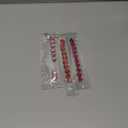 30Pcs Mini Rhinestone Heart-Shaped Bean Heart Hair Clips, Cute Pink Mini Hair Clips Accessories Decorations Supplies for Women, Valentine's Day Themed Party Decor Supplies