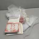 3 Set Pink Girl Tulle Tutu Balloon with Letter Boxes Baby Shower Table Centerpieces Decor for Gender Reveal 24'' Balloons White Tulle Cover with Stand, Boxes for Girl Boy Wedding Birthday witch Party