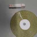 Glitter Non-Wired Ribbon for Decorating, Ribbons Gift Wrapping Decoration | Color-Golden | Length-22MTR | 1.5CM Glitter Strip
