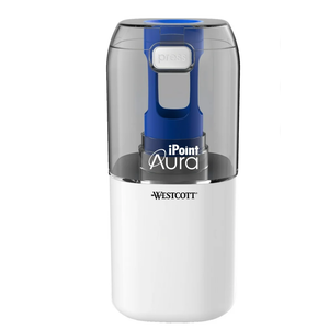 Westcott iPoint AURA Battery Pencil Sharpener, Color Choice Will Vary