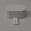 SUBEKYU Mini Trash Can with Lid,Small Desk Trash Can,Countertop Mini Garbage Cans,Tiny Waste Basket,White,with 3 roll Bags