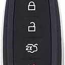 UOKEY Smart Keyless Remote Key Fob Shell fit for Ford Edge Escape Explorer Focus Flex Taurus Fusion and Lincoln MKS MKT MKX(M3N5WY8609)