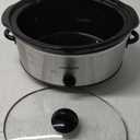 Crock-Pot 7 Quart Oval Manual Slow Cooker, Stainless Steel (SCV700-S-BR), Versatile Cookware for Large Families or Entertaining