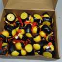 Lewtemi 24 Pcs Red Graduation Diploma Rubber Ducks 2026 Grad Rubber Duck Graduation Duck Bulk Cake Topper for Student Bathtub Swimming Pool Theme Party Favors, 2.5 x 2.5 x 2 Inch