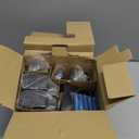 Panasonic Cordless Phone with Answering Machine, Advanced Call Block, Bilingual Caller ID and High-Contrast Display, Expandable System with 3 Handset Cordless Telephones - KX-TGD833M (Metallic Black)