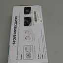 Mom's Choice Gold Awards Winner - Stove Knob Covers for Child Safety (5 + 1 Pack) Double-Key Design and Upgraded Universal Size Gas Knob Covers Clear View Childproof Oven Knob Covers for Kids and Pets