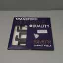 Ravinte 5 Pack 5 Inch Kitchen Square Cabinet Handles Matte Black Drawer Pulls for Cupboard Hardware