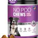 Coprophagia Deterrent for Dogs-200 Chews No Poop Eating Deterrent for Dog-Prevent Stop Dogs from Eating Poop Supplement-Breath Freshener-No Poo Chews with Digestive Enzymes&Probiotics-Chicken Flavor, Best By: 10/12/2027