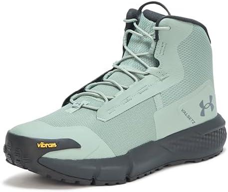 Under Armour Men's Charged Valsetz Mid Military and Tactical Boot, (349) Silica Green/Anthracite/Black Gray, size 11.5