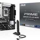 ASUS Prime Z890M-PLUS WiFi Z890 LGA 1851 mATX Motherboard, Intel Core Ultra Series 2 Ready, Advanced AI PC-Ready, 10+1+2+1 80A Power Stages, DDR5, PCIe 5.0, USB Type-C, 3X M.2, Wi-Fi 7, 2.5Gb LAN