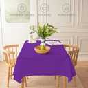 BYDOLL Table Cloth Purple 54x120 Inch Tablecloth for 4 Foot Rectangle Tables Outdoor Washable Wrinkle Free and Spillproof Polyester Tablecloth for Festival Camping Picnic Party Cover