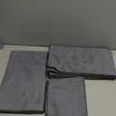 NEWISHTOOL 3 Pack Microfiber Car Drying Towels, Ultra Absorbent, Lint & Scratch Free, Large Size Dash Cover Protection, Thick & Soft 3 Sizes (Gray)