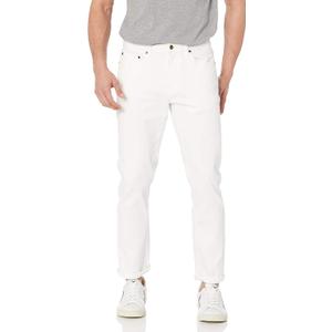 Amazon Essentials Men's Slim-Fit Jeans (30"W x 29"L, Bright White)