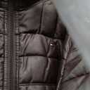 Tommy Hilfiger mens Wetlook Lightweight Puffer Jacket (XX-Large, Burgundy Faux Leather)