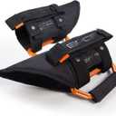 Metal Grab Handles for Jeep Wrangler 4xe, JL, JT, JK, Sport, Sahara, Rubicon and Gladiator 4DR/2DR 2007-2023 GP Grip PRO by GPCA, Foldable Patented, 2 Pack, Grabber Orange (Front / Rear Handles)