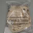 ZAFUL Women's Pullover Ribbed Cropped Knitwear Drawstring Ruched Knitted Crop Top Solid V-Neck Long Sleeve T-Shirt Size S