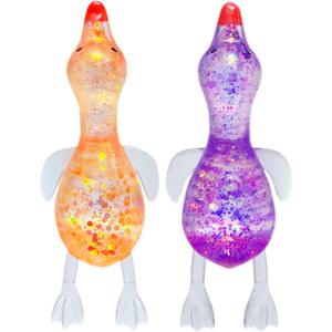 2 Pack Duck Sugar Stress Ball Squishy Toys Kids and Adults, Kawaii Squishy Stress Balls, Duck Sugar Ball Squeeze Toys,, Party Favors, Easter Basket Stuffers (Yellow & Purple)