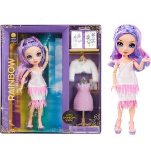 Rainbow High Fantastic Fashion Violet Willow - Purple 11 Fashion Doll and Playset with 2 Complete Doll Outfits, and Fashion Play Accessories, Great Gift for Kids 4-12 Years Old