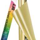 HTVRONT HTV Heat Transfer Vinyl Roll- 12" x 8ft Gold HTV Vinyl for Shirts, Gold Iron on Vinyl for All Cutting Machine - Easy to Cut & Weed for Heat Transfer Design