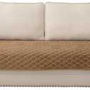 Eismodra Couch Cover,Sectional Couch Covers,Sofa Covers for 3 Cushion Couch,Anti-Slip Sofa Slipcovers for Dogs Cats Kids Loveseat Recliner L Shaped Armrest Backrest,Coffee 43''x70''(Only 1 Piece)