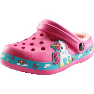 Kids Clogs for Boys Girls Lightweight Slip-On Sandals Water Shoes Beach Pool Slippers for Toddler/Little Kid (Pink)