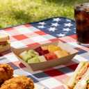 300 x Disposable Paper Food Trays 2lb, 300 Pack Bulk Brown Paper Boats - Heavy Duty Serving Trays for Fries, Tacos, Popcorn, Hot Dogs - Great for QSR Managers, Busy Families, Events