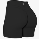 TomTiger Yoga Shorts for Women Tummy Control High Waist Biker Shorts Exercise Workout Butt Lifting Tights Women's Short Pants, M