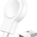 for Apple Watch Charger,Magnetic Portable iWatch Charger USB C&USB A Fast Wireless Charging Travel Watch Charger for iWatch Ultra2/Ultra/SE2/SE Series 10/9/8/7/6/5/4/3/2/1