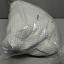 Bedsure 100% Washed Cotton Duvet Cover King Size - Olive Green Minimalist Cotton Duvet Cover Linen Like for All Seasons - GentleSoft™ Plain Simple Bedding (WHITE, King, 104"x90")