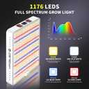 KingLED KING2000 Grow Light for Indoor Plants, Fits 3x3, 3x4 & 3x5 ft Tents